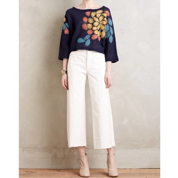 Anthropologie Sweaters - Anthropologie Snowblossom Pullover Sweater Sz XS